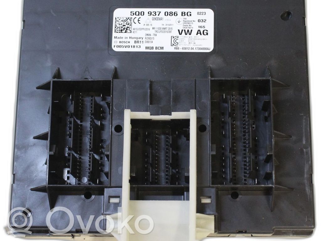 Other control units/modules   5Q0937086BG