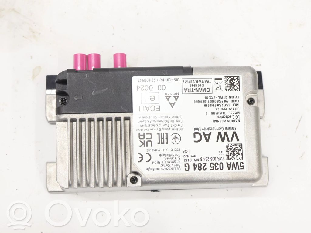 Other control units/modules   5WA035284G