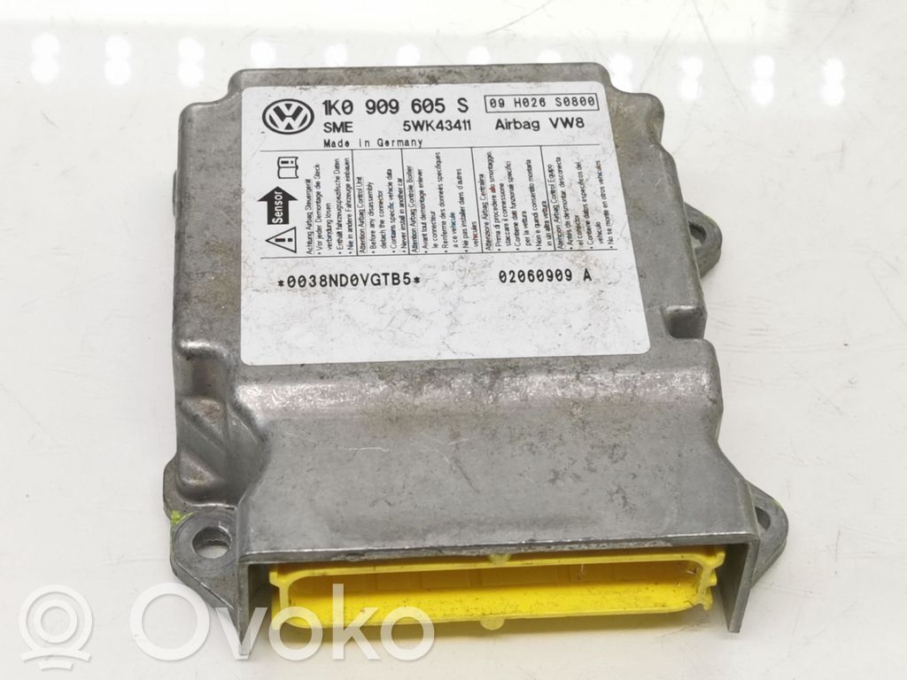 Skoda Octavia Mk2 (1Z) Unitate/modul de comandă airbaguri 