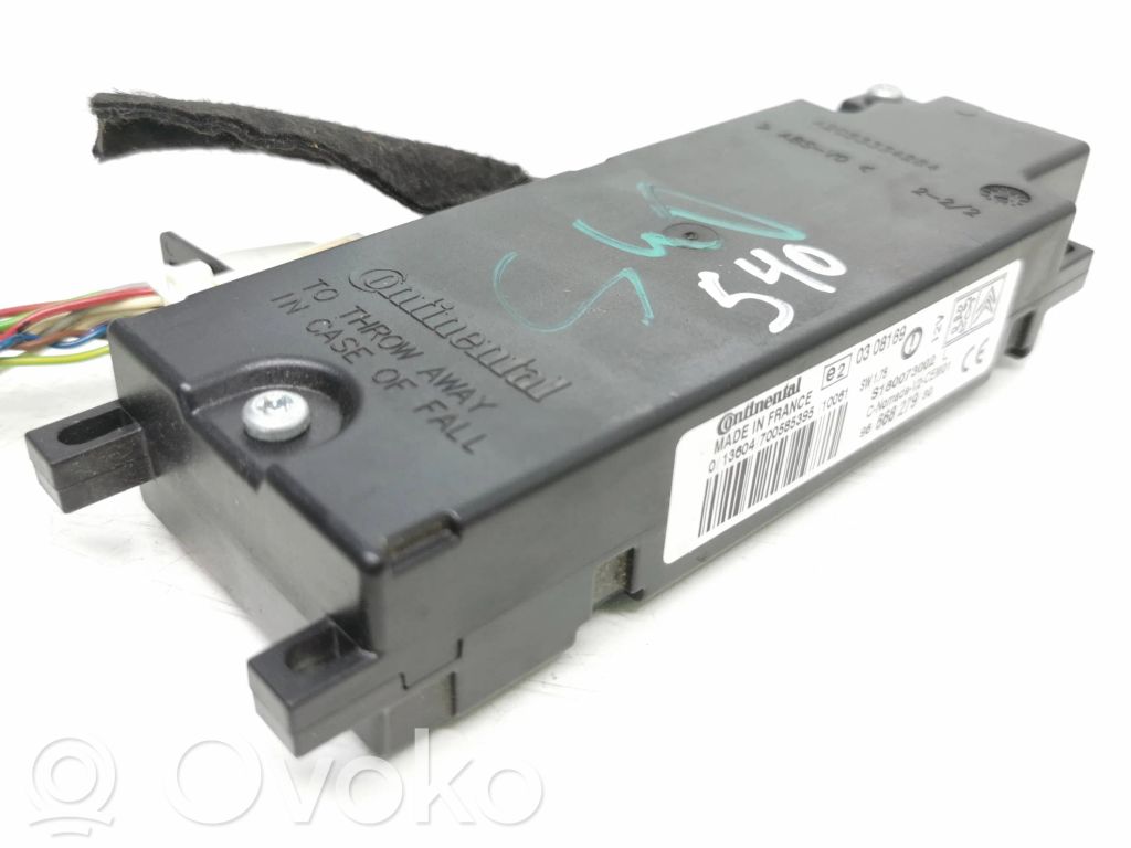 Unidad de control/módulo de bluetooth   9666827980,S180073002L,0308169