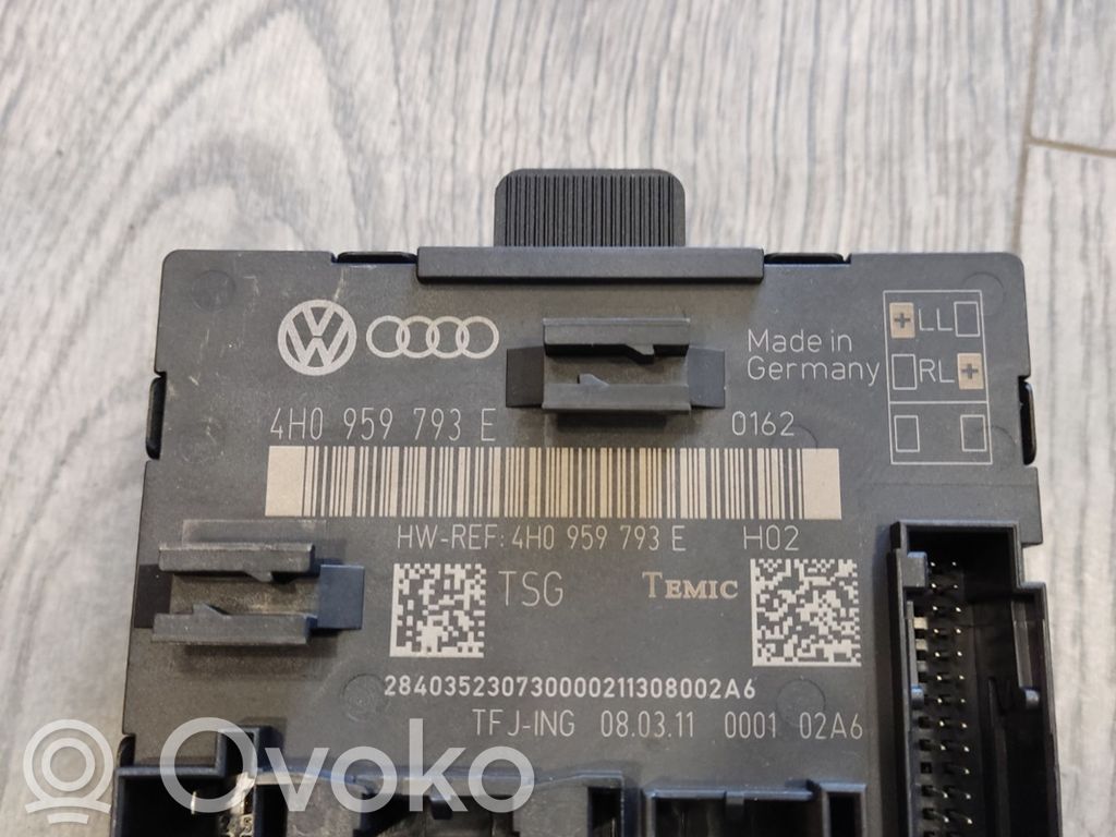 Audi A8 S8 D4 4H Door control unit/module 