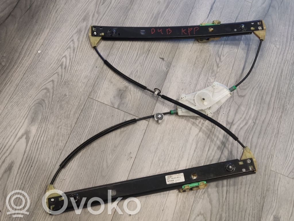 Audi A8 S8 D4 4H Etuikkunan nostomekanismi ilman moottoria 