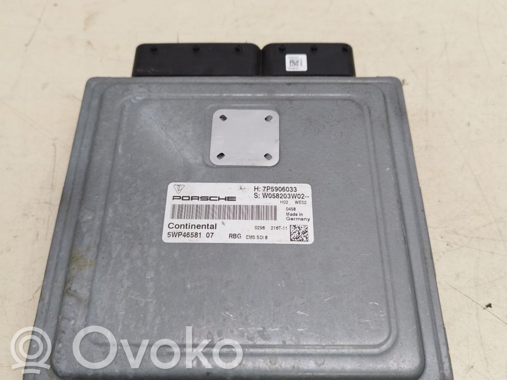 Engine control unit/module   7P5906033,W058203W02,5WP4658107
