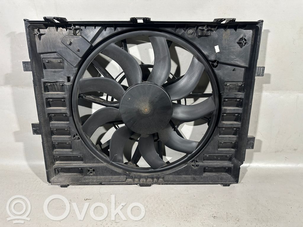 Porsche Cayenne (92A) Elektryczny wentylator chłodnicy 