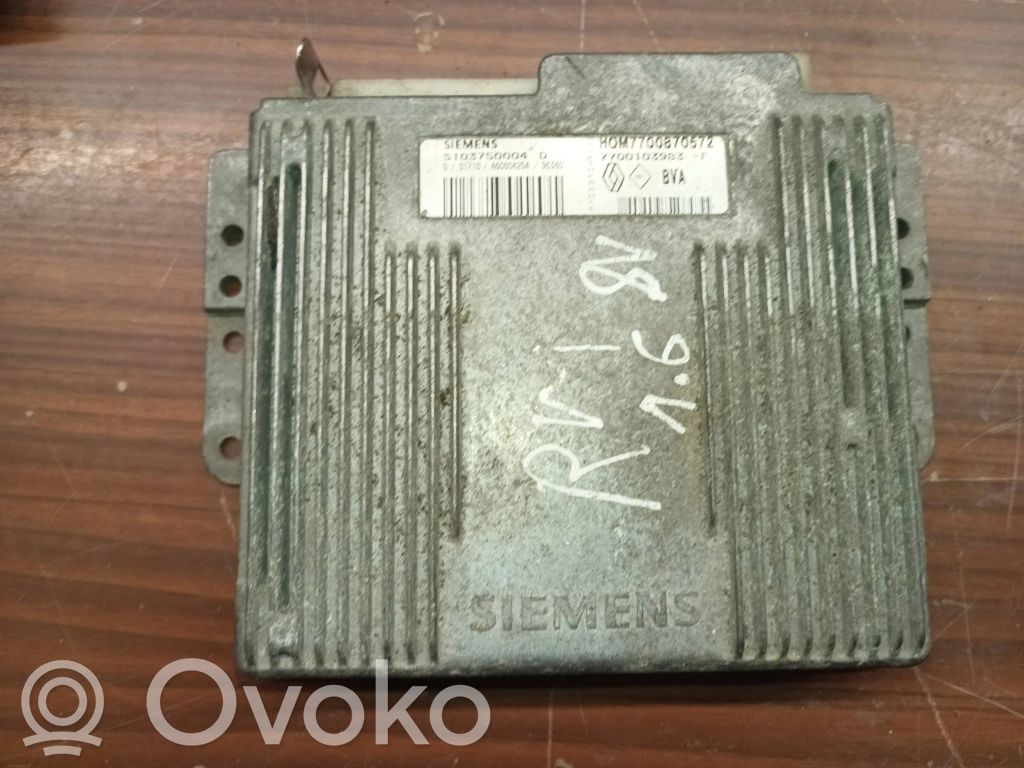 Engine control unit/module   7700870572,7700103983,S103750004