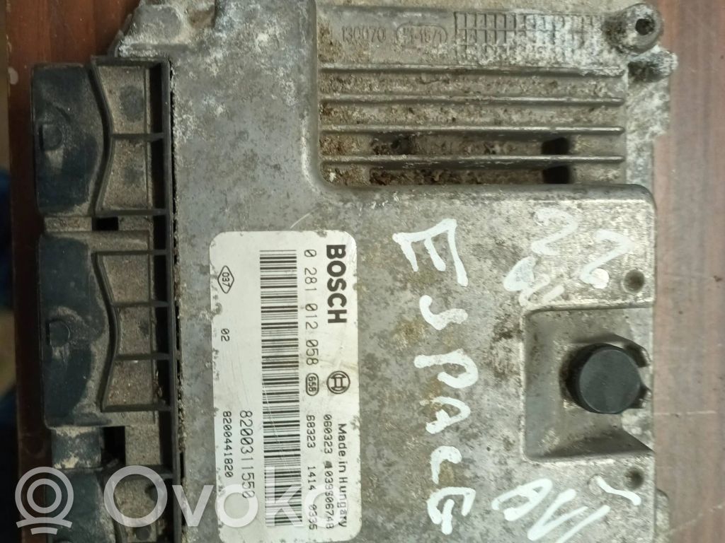 Renault Espace -  Grand espace IV Engine control unit/module 