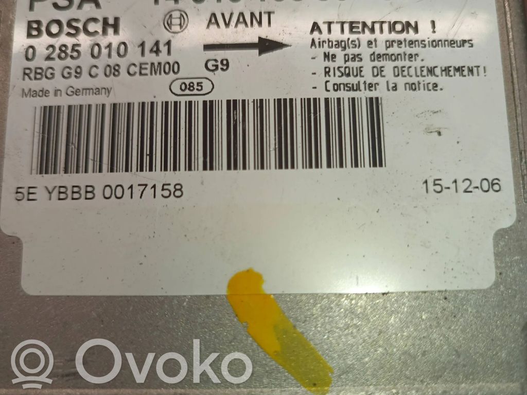 Peugeot Expert Airbag control unit/module 