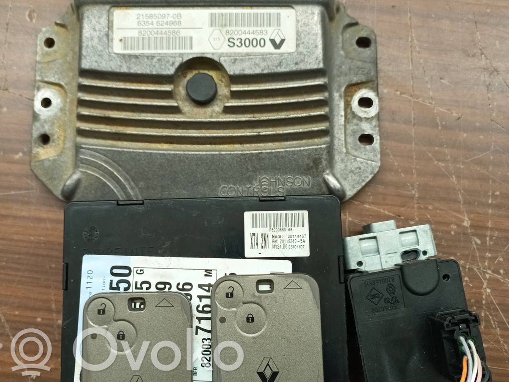 Renault Laguna II Kit cu ECU motor și set închidere uși 