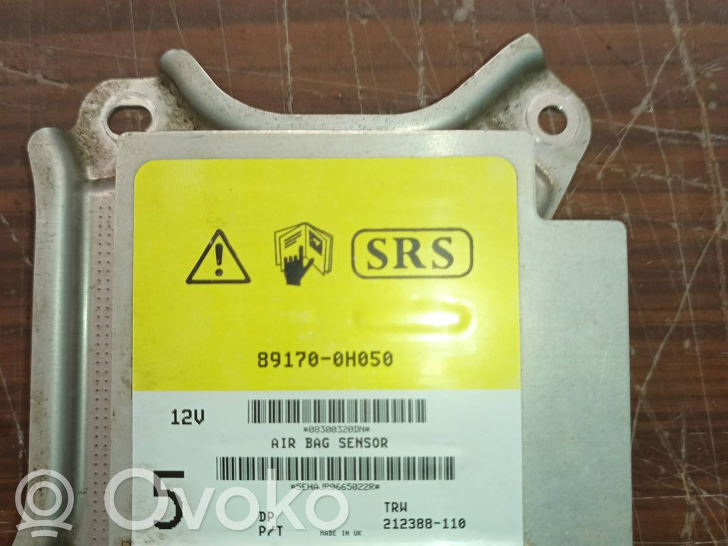 Citroen C1 Airbag control unit/module 