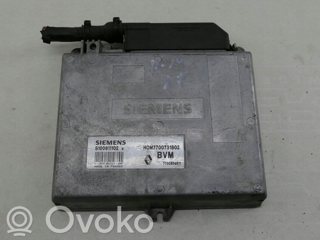 Renault 19 Engine control unit/module 