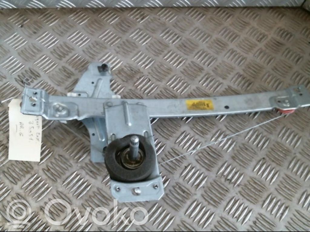 Peugeot 207 Regulador manual de la ventanilla trasera 