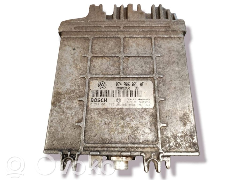 Engine control unit/module   074906021AF,0281001789