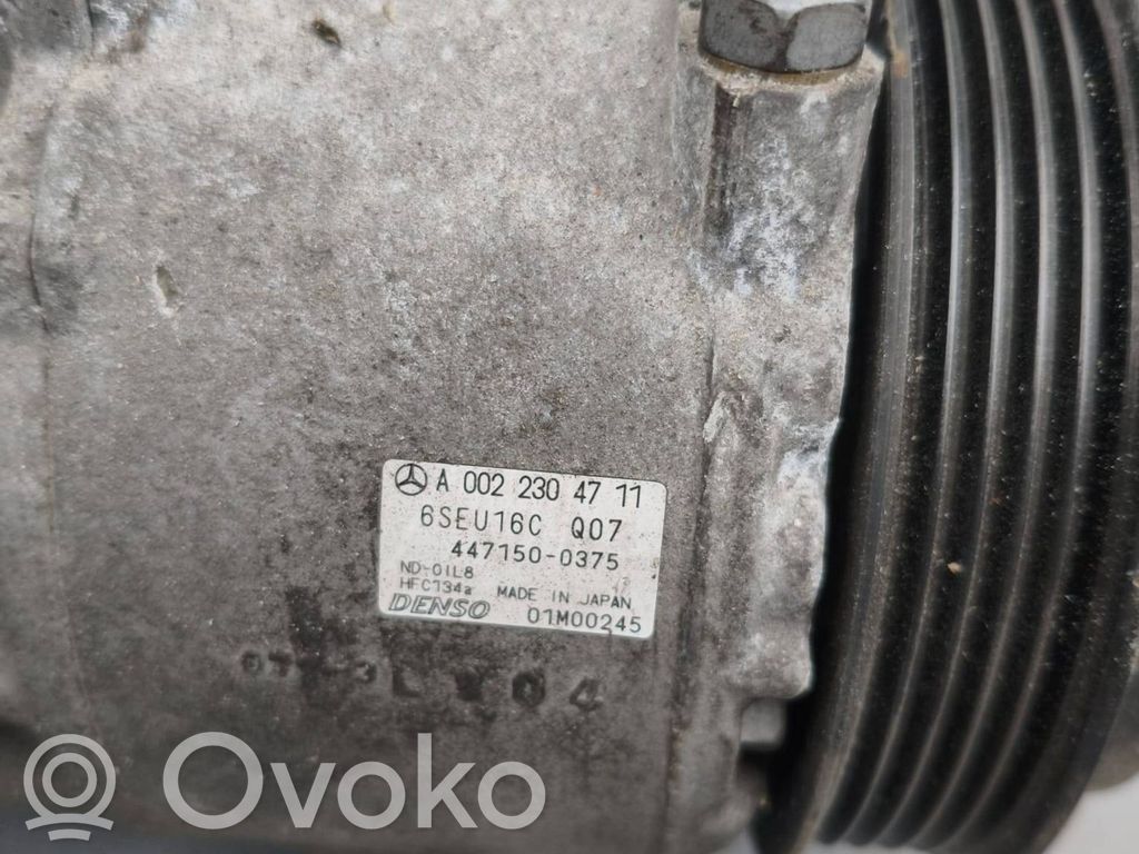 Mercedes-Benz A W169 Kompresor / Sprężarka klimatyzacji A/C 