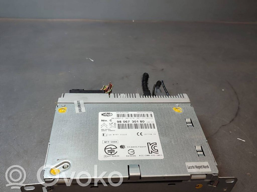 Peugeot 2008 I Panel / Radioodtwarzacz CD/DVD/GPS 