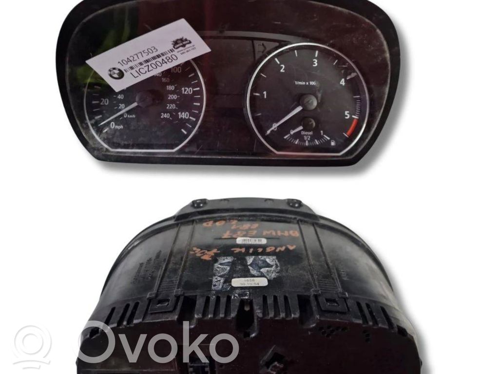 BMW 1 E81 E87 Compteur de vitesse tableau de bord 