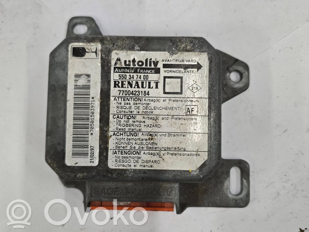 Renault Megane I Airbag control unit/module 