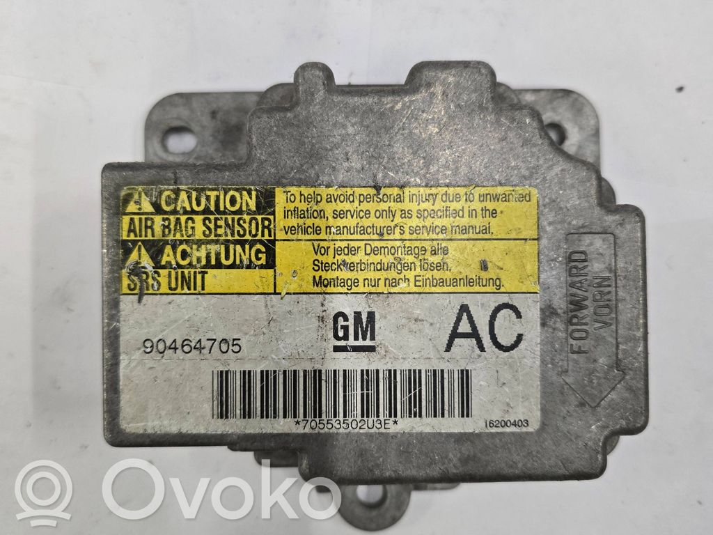 Opel Vectra B Airbag control unit/module 