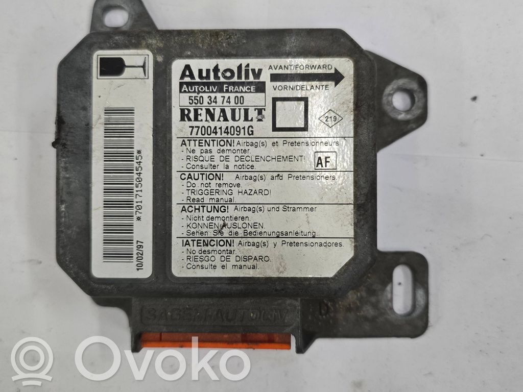 Renault Megane II Airbag control unit/module 