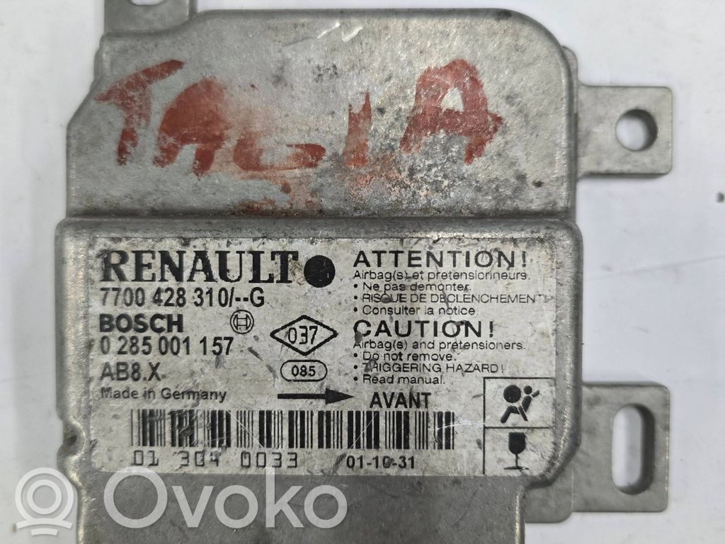 Renault Clio II Airbag control unit/module 