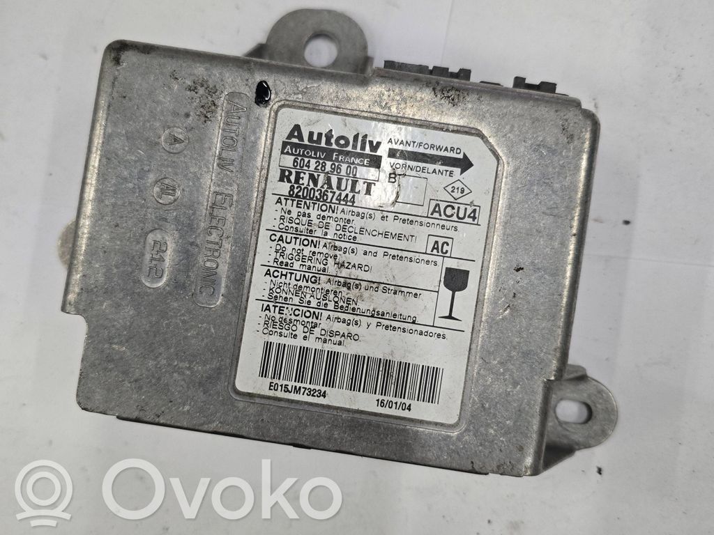 Renault Megane II Airbag control unit/module 