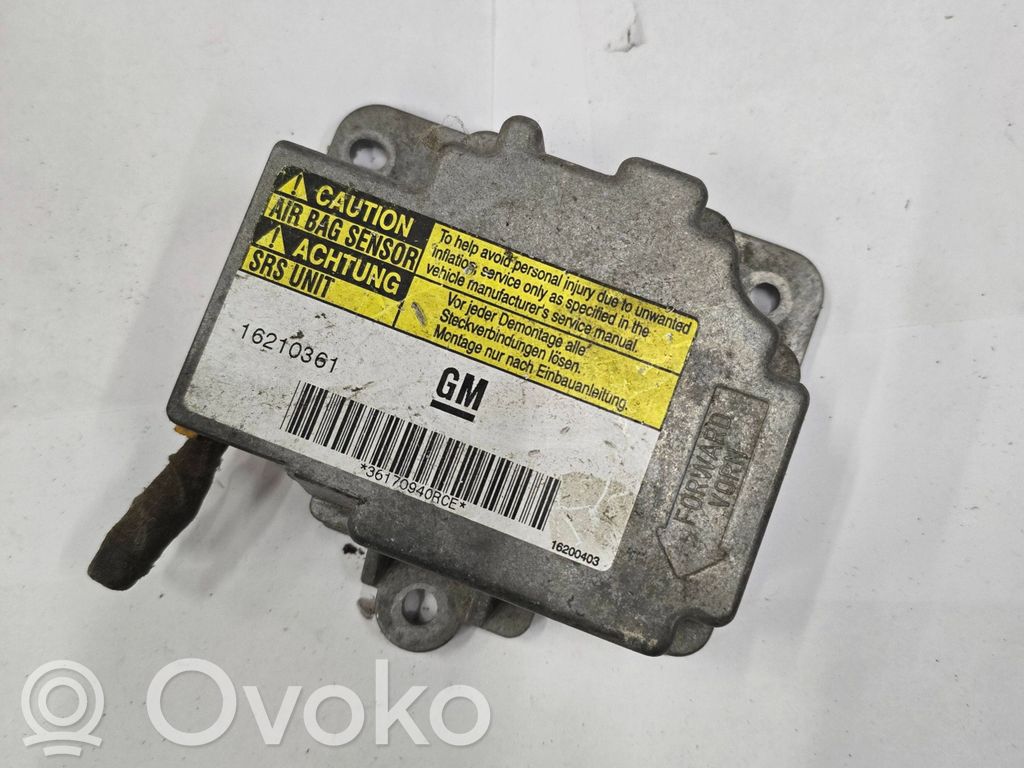 Opel Sintra Airbag control unit/module 