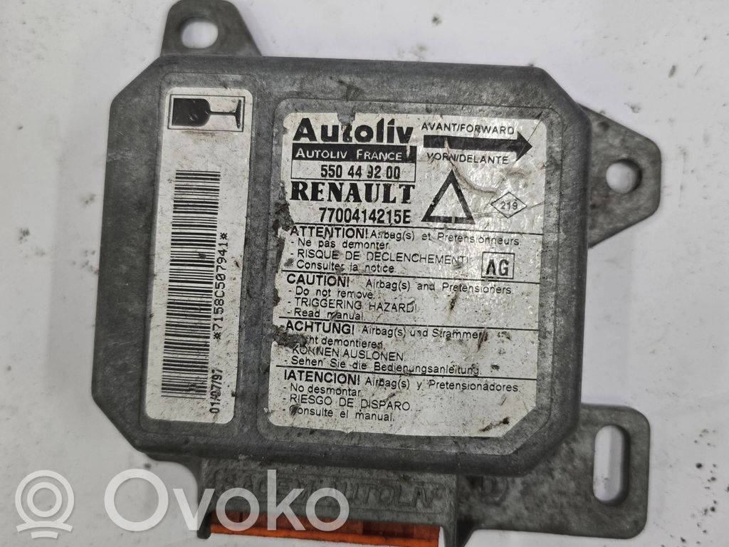 Renault Laguna I Airbag control unit/module 