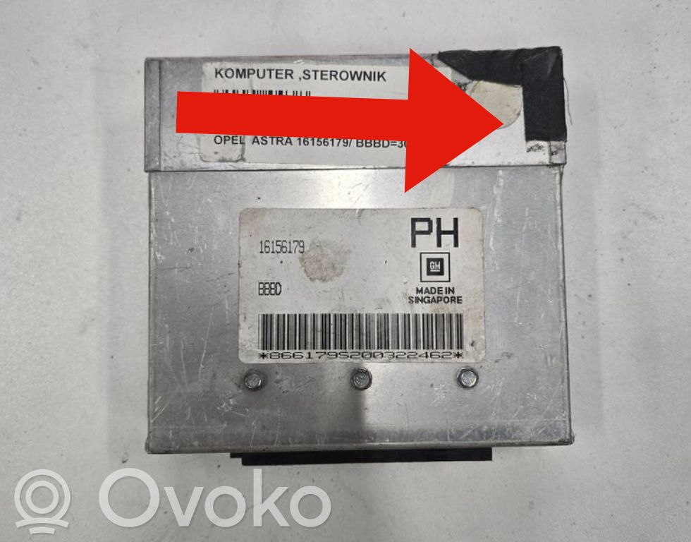 Opel Astra G Engine control unit/module 