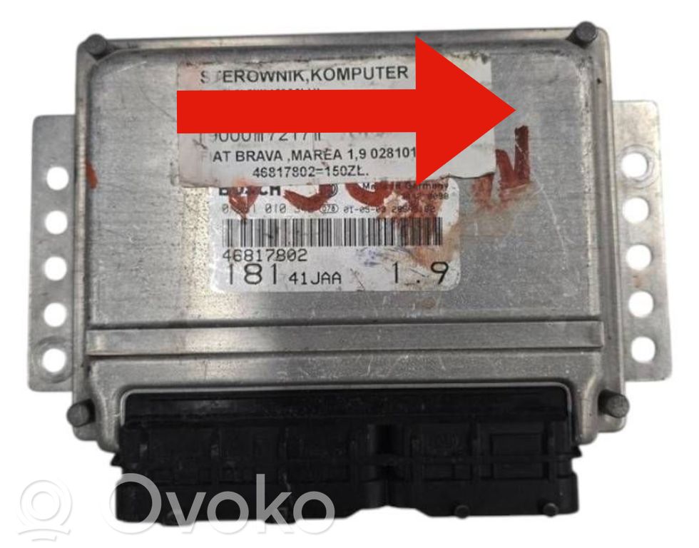 Fiat Marea Engine control unit/module 