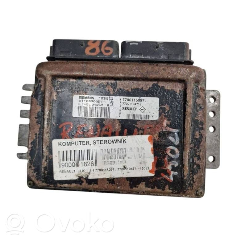 Renault Clio I Engine control unit/module 
