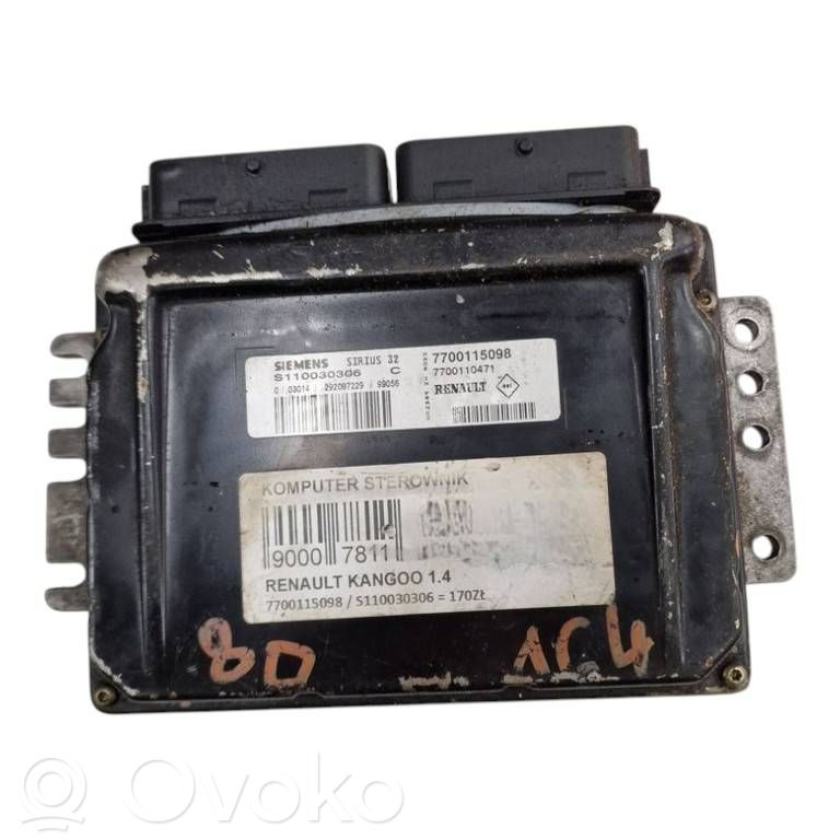 Renault Kangoo I Engine control unit/module ECU 