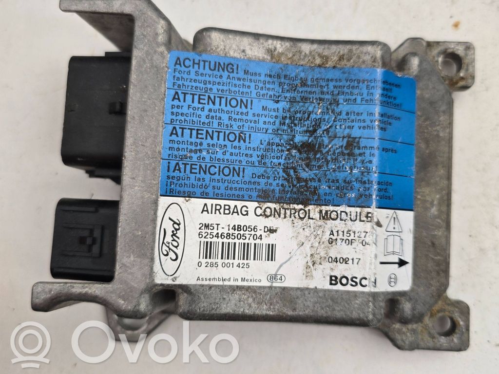 Airbag control unit/module   0285001425,2M5T14B056DB,625468505704