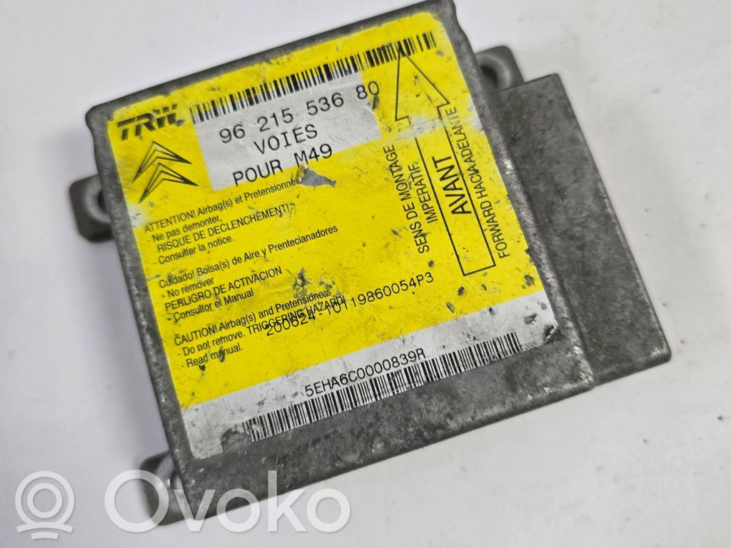 Citroen Berlingo Airbag control unit/module 