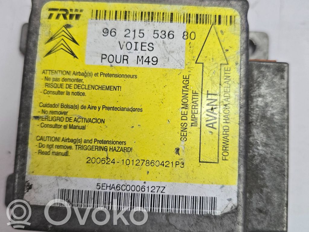 Citroen Berlingo Airbag control unit/module 