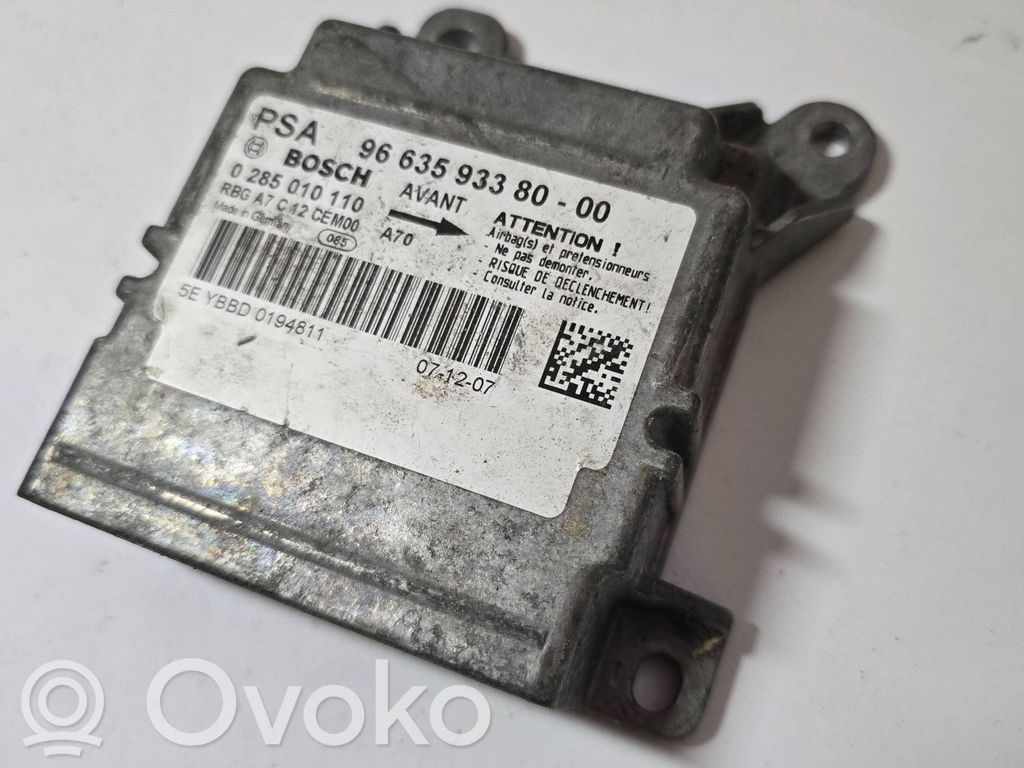 Ford Fiesta Module de contrôle airbag 