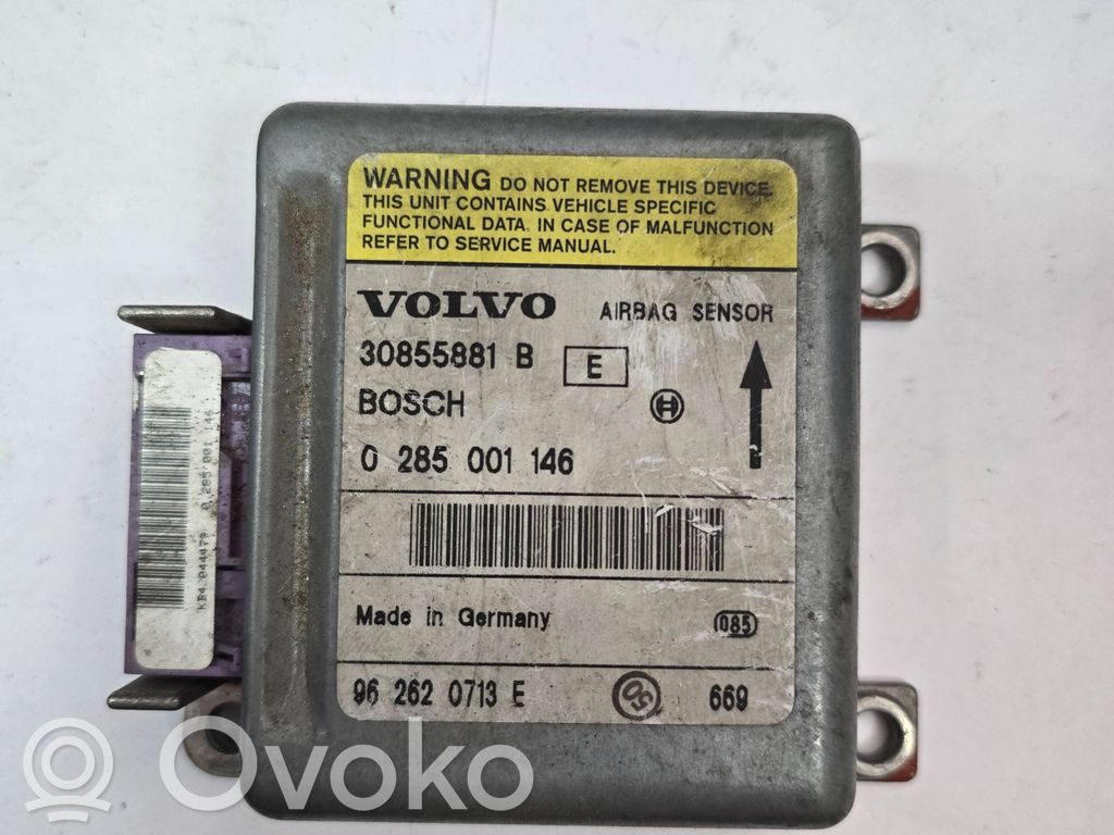 Volvo S40, V40 Airbag control unit/module 