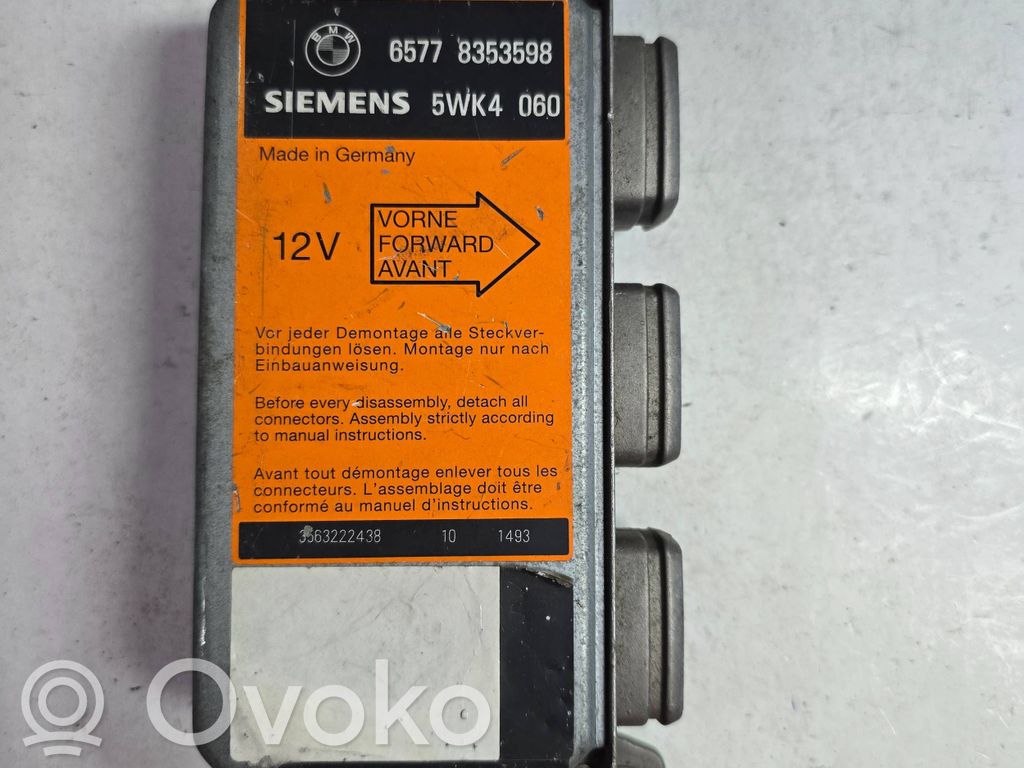 BMW 3 E36 Airbag control unit/module 