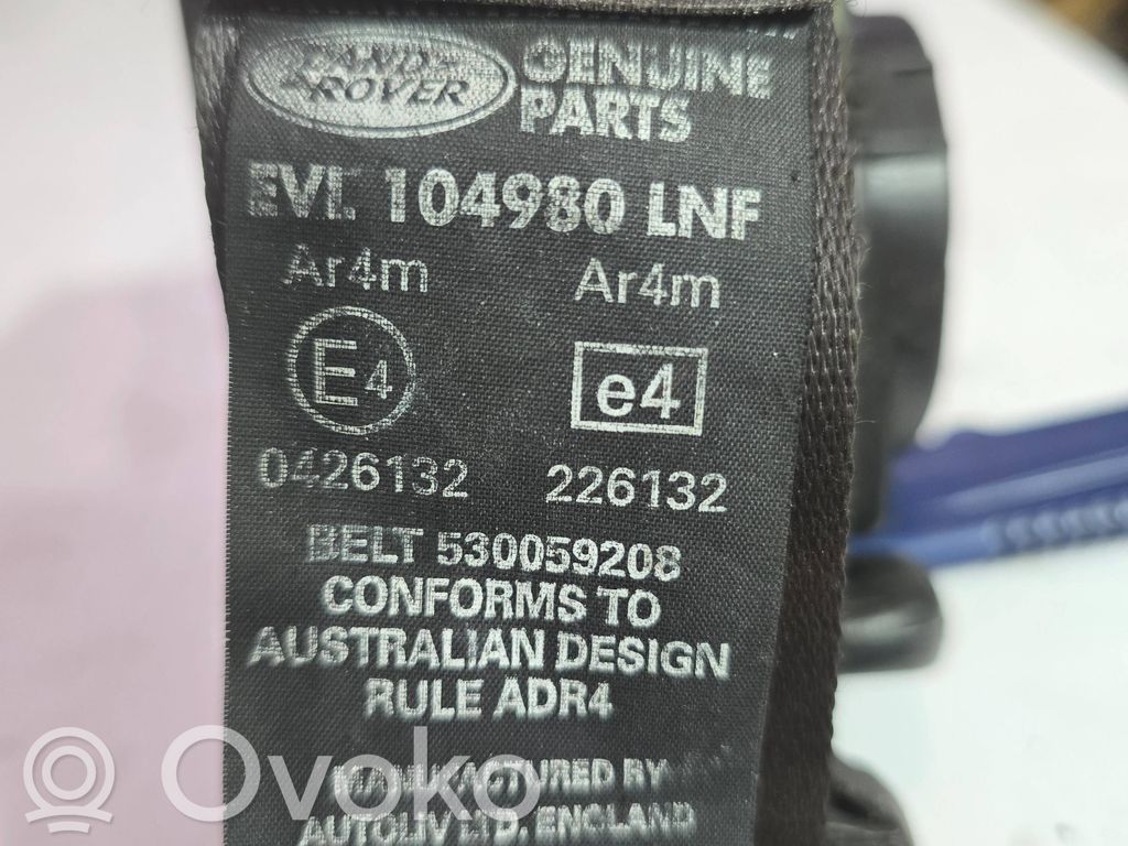 Land Rover Freelander Rear seatbelt 