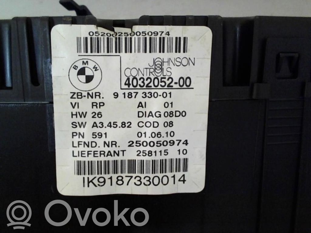 BMW 1 E82 E88 Speedometer (instrument cluster) 