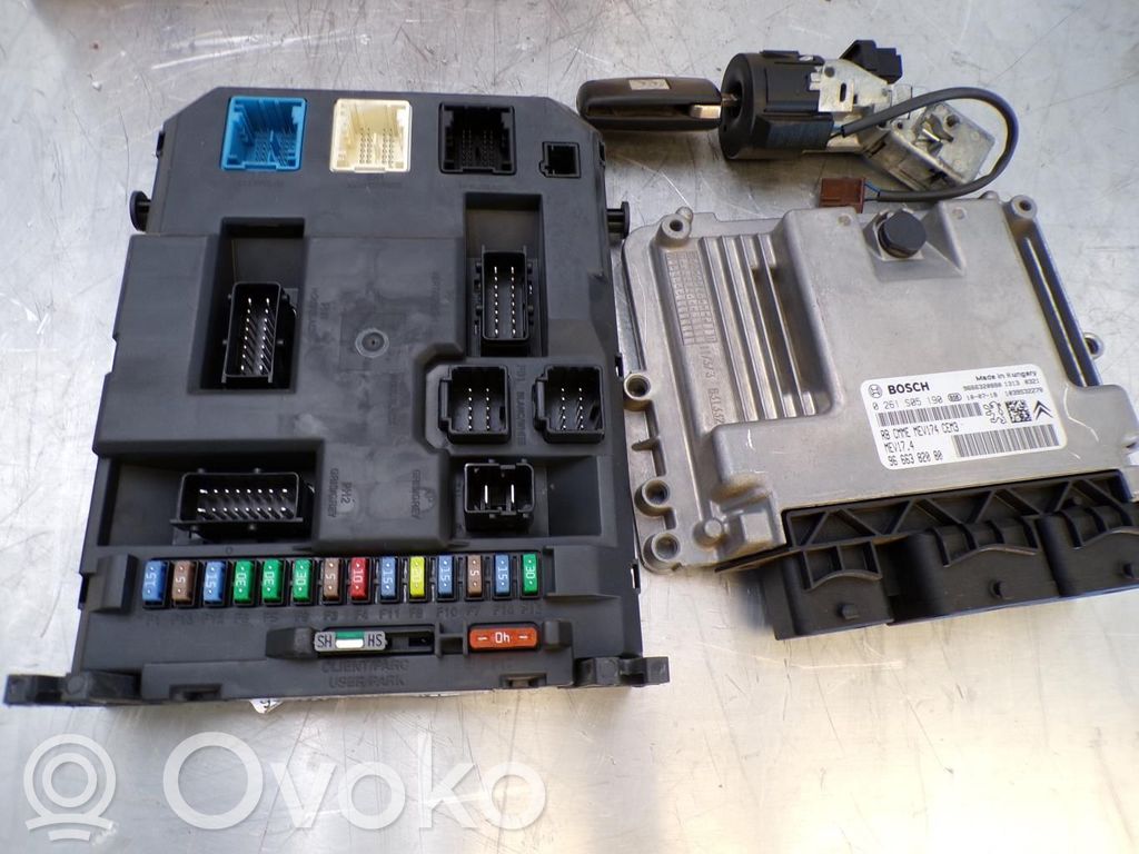 Citroen C3 Engine ECU kit and lock set 