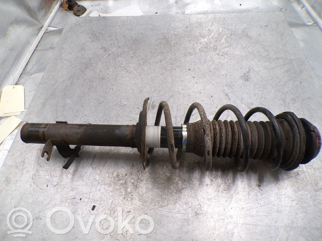 Front shock absorber with coil spring