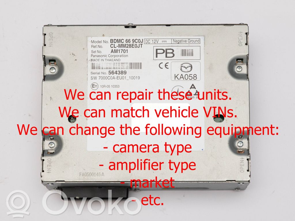 Mazda 3 Unité principale radio / CD / DVD / GPS 