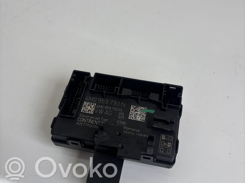 Audi E-tron GT Door control unit/module 
