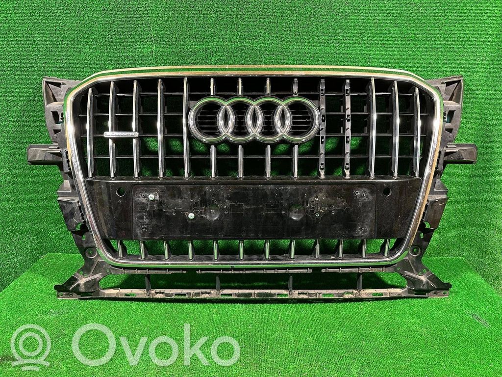 Audi Q5 SQ5 8R Maskownica / Grill / Atrapa górna chłodnicy 