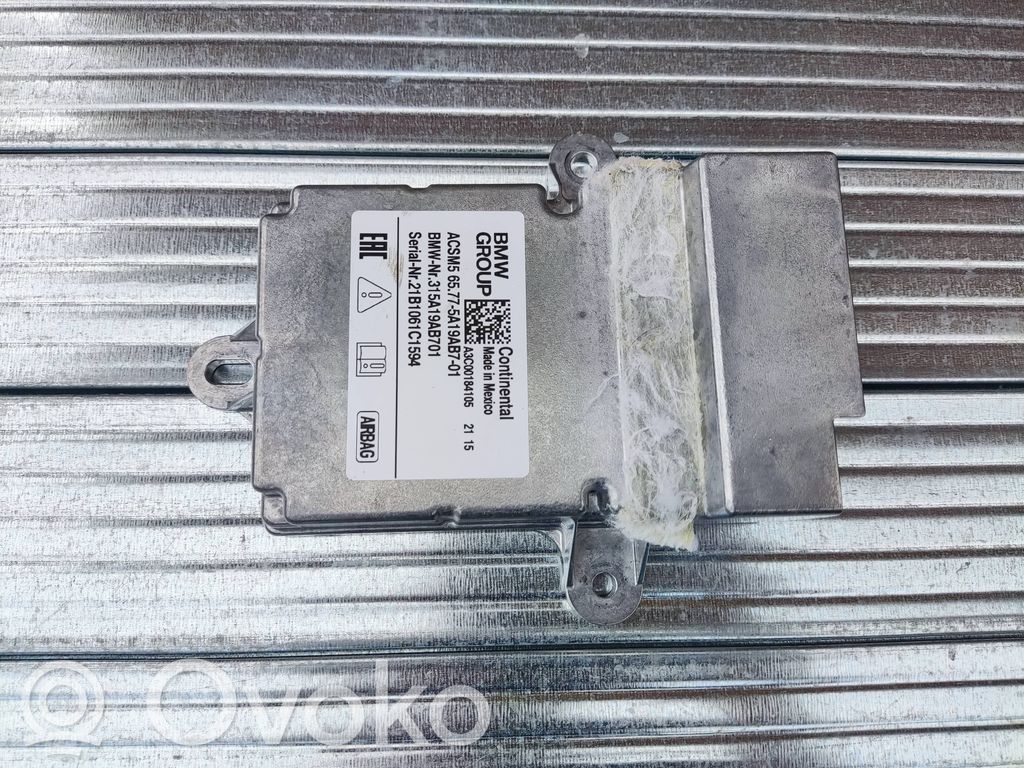 BMW 3 G20 G21 Airbag control unit/module 