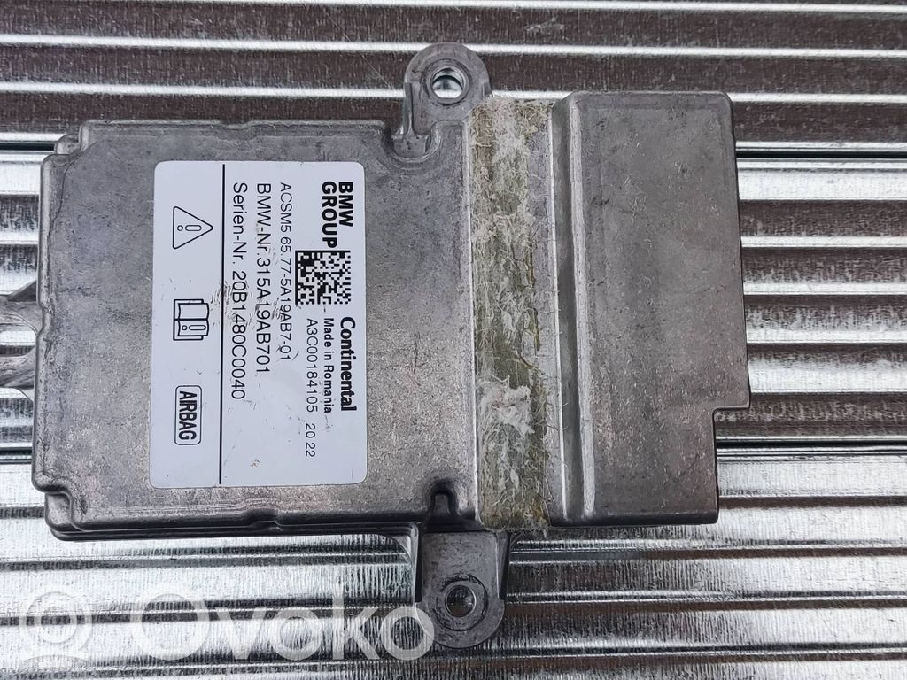BMW 3 G20 G21 Airbag control unit/module 