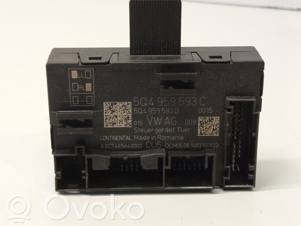Volkswagen Golf VII Door control unit/module 