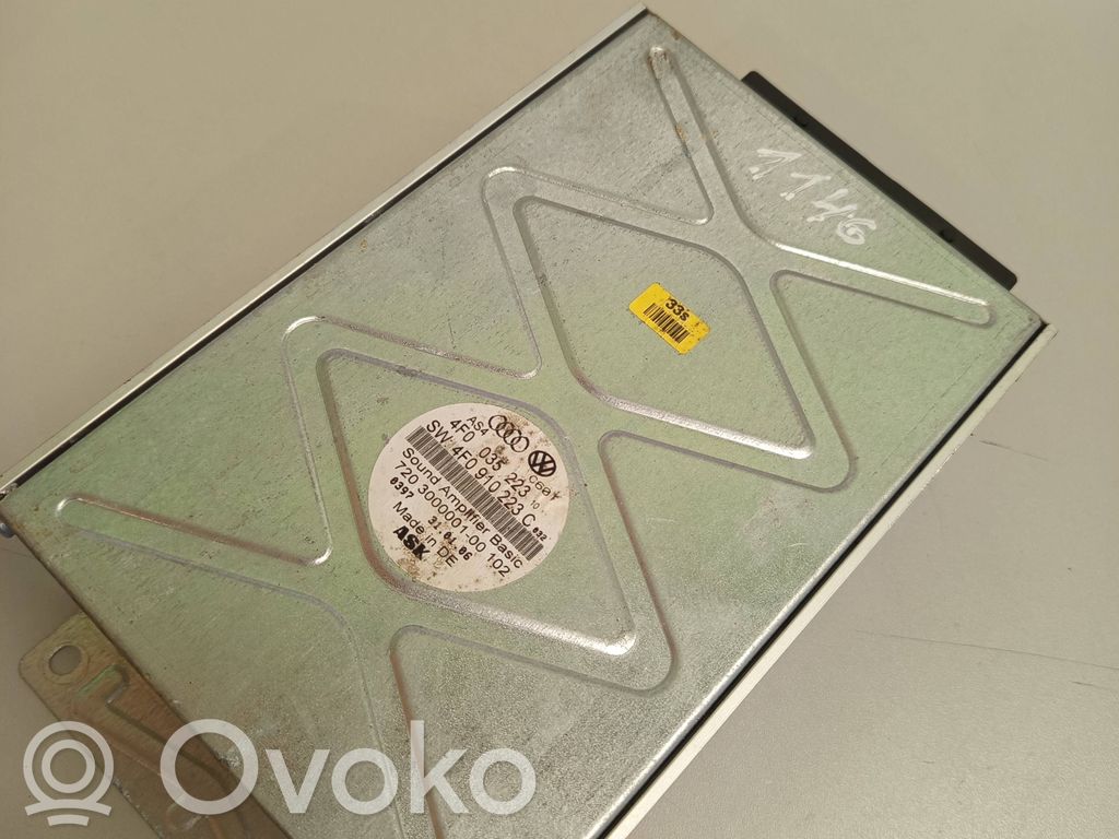 Audi A6 S6 C6 4F Garso stiprintuvas 