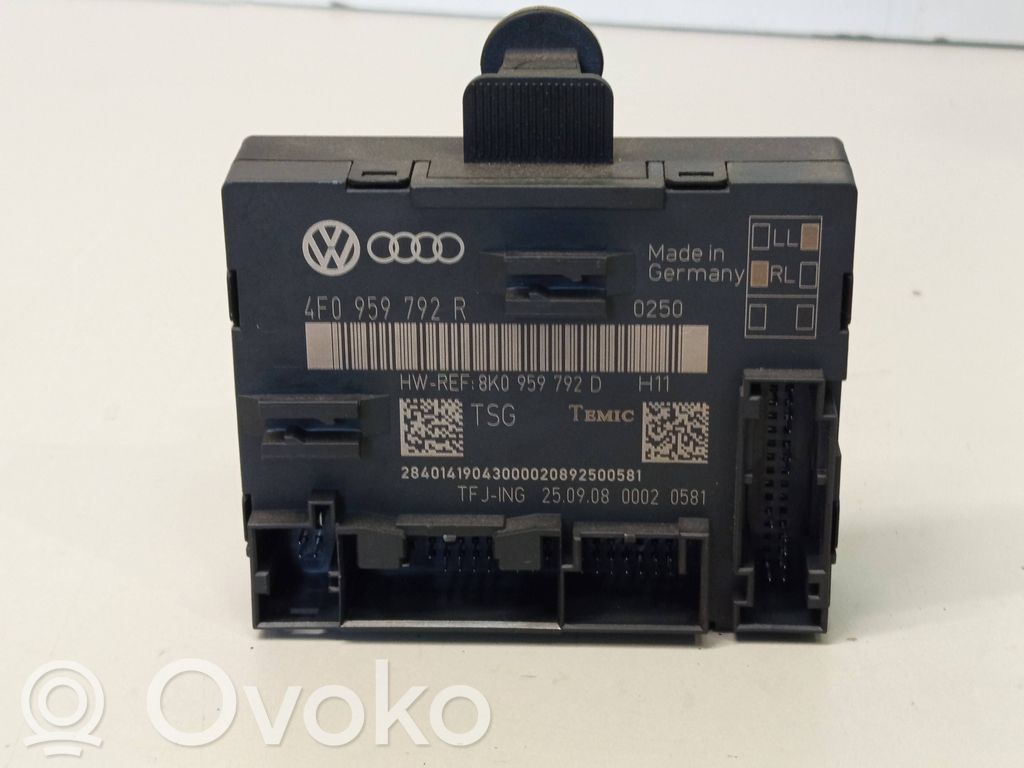 Unité de commande module de porte   4F0959792R