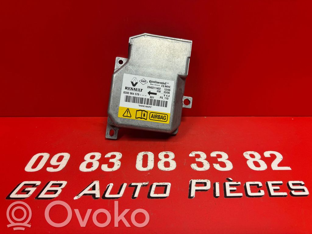 Renault Kangoo II Airbag control unit/module 
