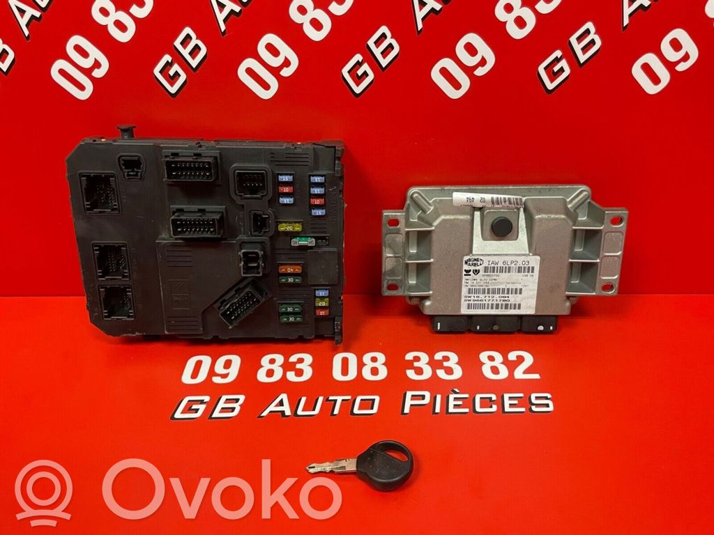 Peugeot 206 Engine ECU kit and lock set 